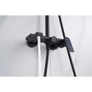 Душевая система Knotlor KN-72/BL, черный